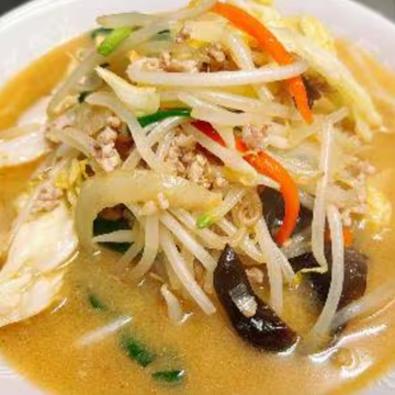 味噌ラーメン 半チャーハンセット