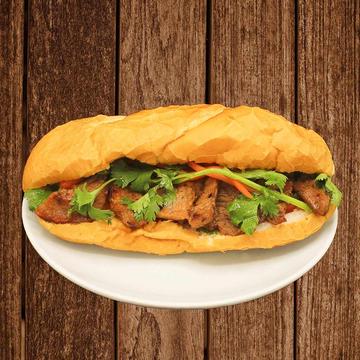 【当店人気No.3】焼豚バインミー Banh mi thit nuong ( Vietnamese sandwich with roasted pork )
