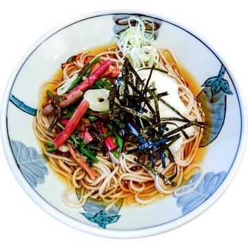 冷やし山菜とろろそば