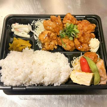 手作り鶏の甘酢弁当