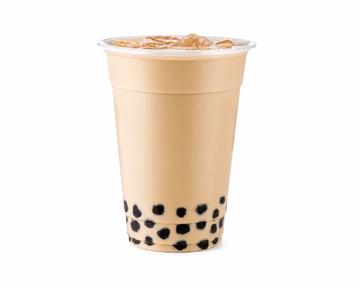 珍珠茶大杯(タピオカミルクティー)