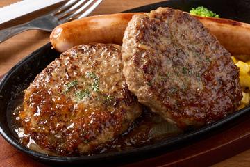 【コンビ】粗挽きソーセージ＆ダブルハンバーグBOX Sausage ＆ Double Hamburg