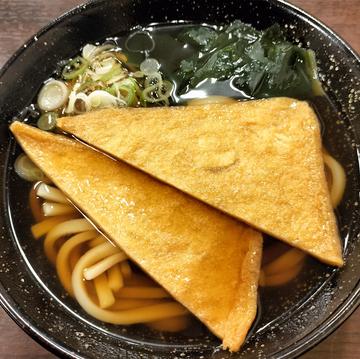 冷やしぶっかけきつねうどん