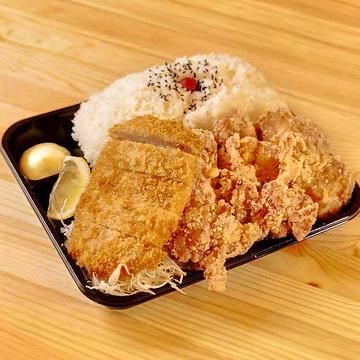 1キロからあげ&とんかつ弁当