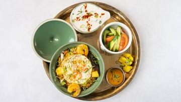 シーフードビリヤニセット Seafood Biriyani set