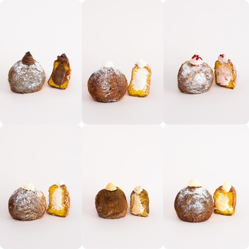 【お得な】クリームドーナツ6点食べ比べセット