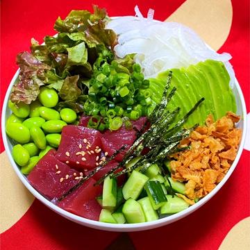 ポキサラダ(マグロ) Poke salad (tuna)
