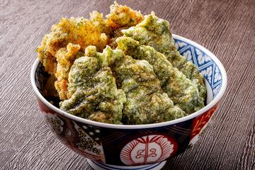合盛り磯辺天丼(鶏2個豚4枚)