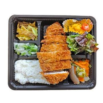 豚カツ白米定食