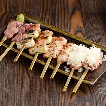 やきとり8本盛り合わせ(2本ずつ4種類)