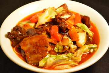 牛肉入り麻辣味ラーメン