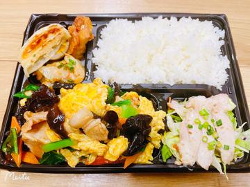 豚肉キクラゲ玉子炒め定食
