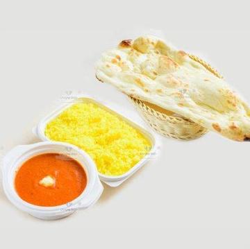1種類選べるナンカレーセット 1choice curry Naan Curry Set