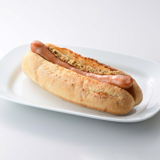 全粒粉ドッグ プレーン Whole Wheat Plain Hot Dog