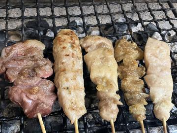 焼き鳥・豚5本セット(塩)