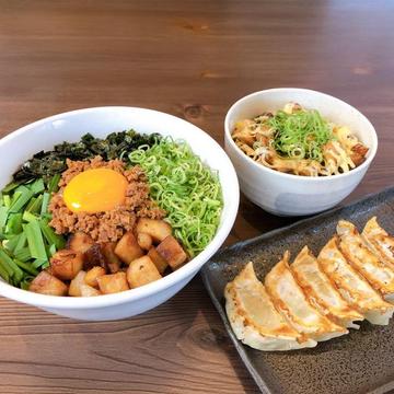 【贅沢セット】台湾まぜそば・豚マヨ丼・餃子セット