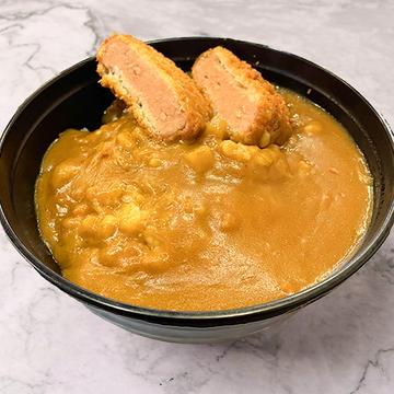 厚切りハムカツカレー丼  Chicken Ham cutlet curry bowl