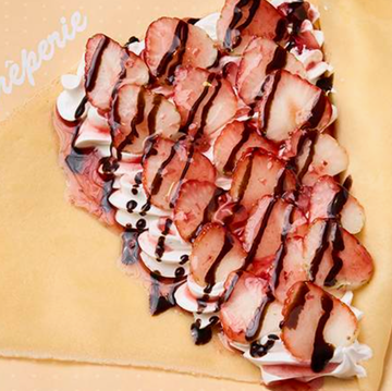 当店人気No.3チョコストロベリー Chocolate Strawberry white crepe