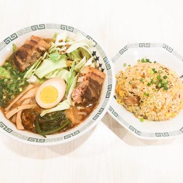 太肉麺(ターローメン)とチャーハンセット