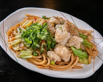 ホルモン焼うどん
