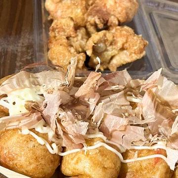ベッカセット(たこ焼き9個×2+唐揚げ6個)