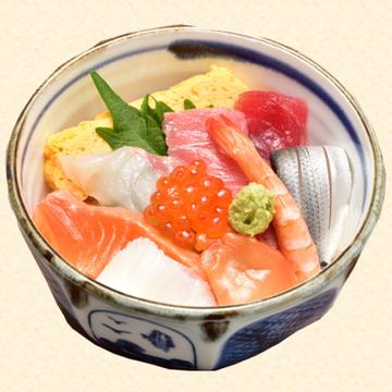 海鮮ネタ「9種」丼