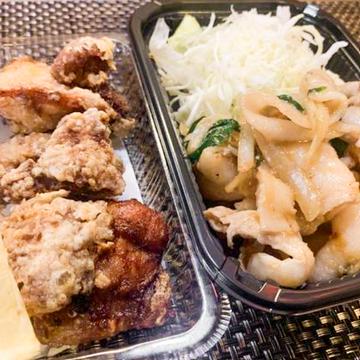 『W弁当』大満足スタミナ＆唐揚げ3個弁当