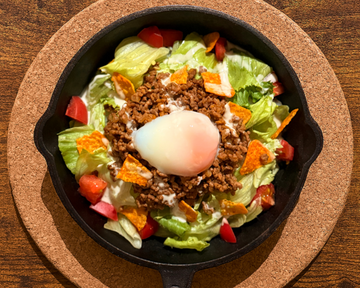 とろ～り温玉タコライス (Soft-Boiled Egg)Taco Rice