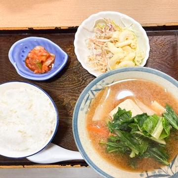 味噌汁定食