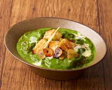 ほうれん草パニールカレー  Spinach  Paneer Curry