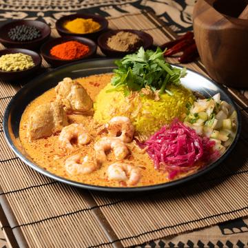 シュリンプスパイスカレー 【チキン付き】Spicy Prawn Curry