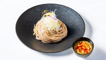 ホルモンつけ蕎麦(ラー油有り)