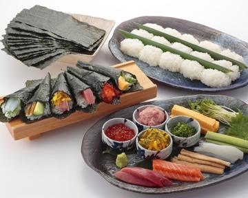 板前 手巻き寿司セット15本(3～4人前)Hand rolled sushi 15 pieces (3～4 servings)