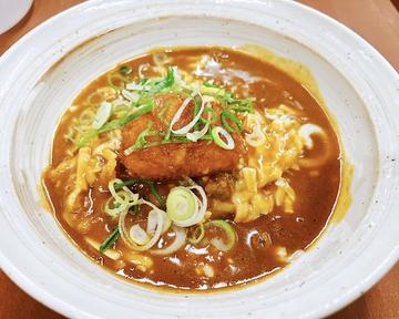 チーズかけクリームコロッケカレーうどん