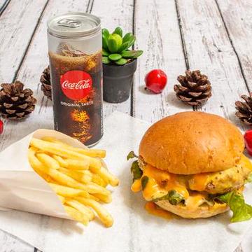 キンボシバーガー(Wチーズ)セット