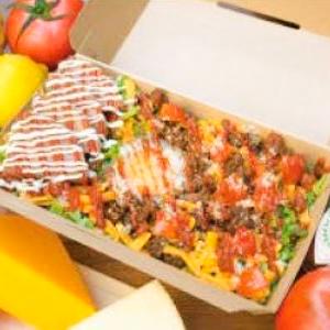 大盛り！ 沖縄発！スパムタコライス  Large serving！ From Okinawa！ Spam taco rice