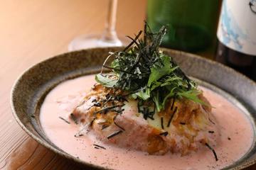 明太クリームオムライス