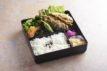 茄子の豚肉はさみ揚げ弁当