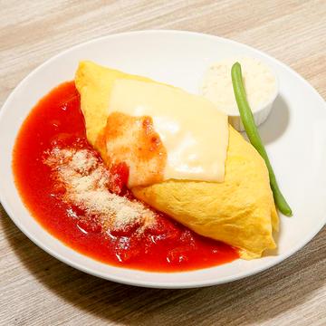 チーズトマトオムライス
