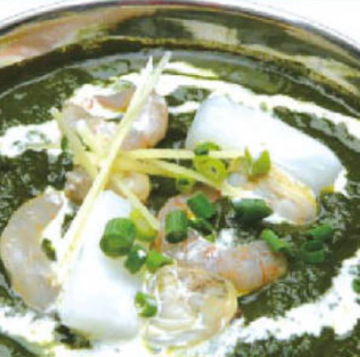 【 2 】ミックスシーフードパラク Mixed Seafood Palak