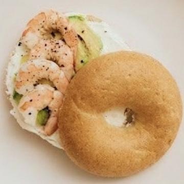 えびアボベーグルサンド