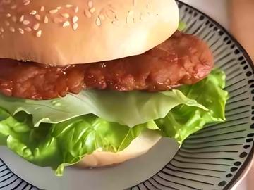 自家製チキンカツバーガー