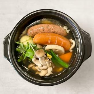 トムヤムスープダブルソーセージカレー