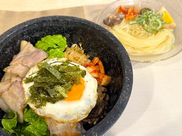 サムギョプサルビビンバ＆ミニ冷麺セット