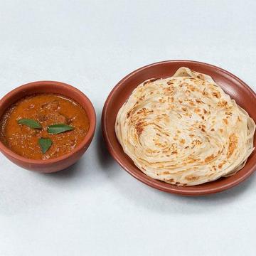 ビーフ カレー＆ポロッタ/ Beef Curry and Porotta
