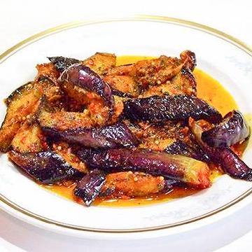 なすのグリル Egg plant grill (nan or rice)
