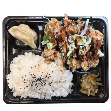 鶏の黒酢あん弁当