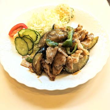 茄子・ピーマン・豚味噌炒め