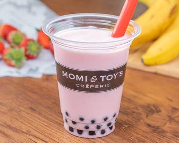 タピオカストロベリーミルクティ(Sサイズ) Tapioca Strawberry Milk Tea (Small Size)