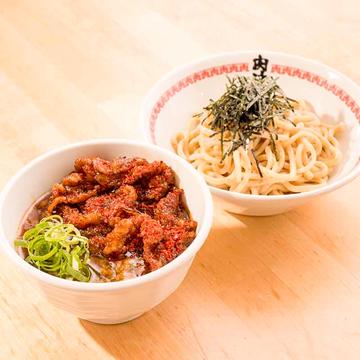 辛い肉汁つけ麺/レベル2(大盛り)